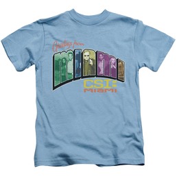 Csi Miami Greeting From Miami - Kid's T-Shirt Kid's T-Shirt (Ages 4-7) CSI   