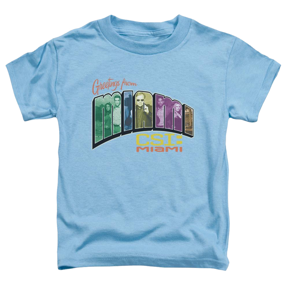 Csi Miami Greeting From Miami - Toddler T-Shirt Toddler T-Shirt CSI   