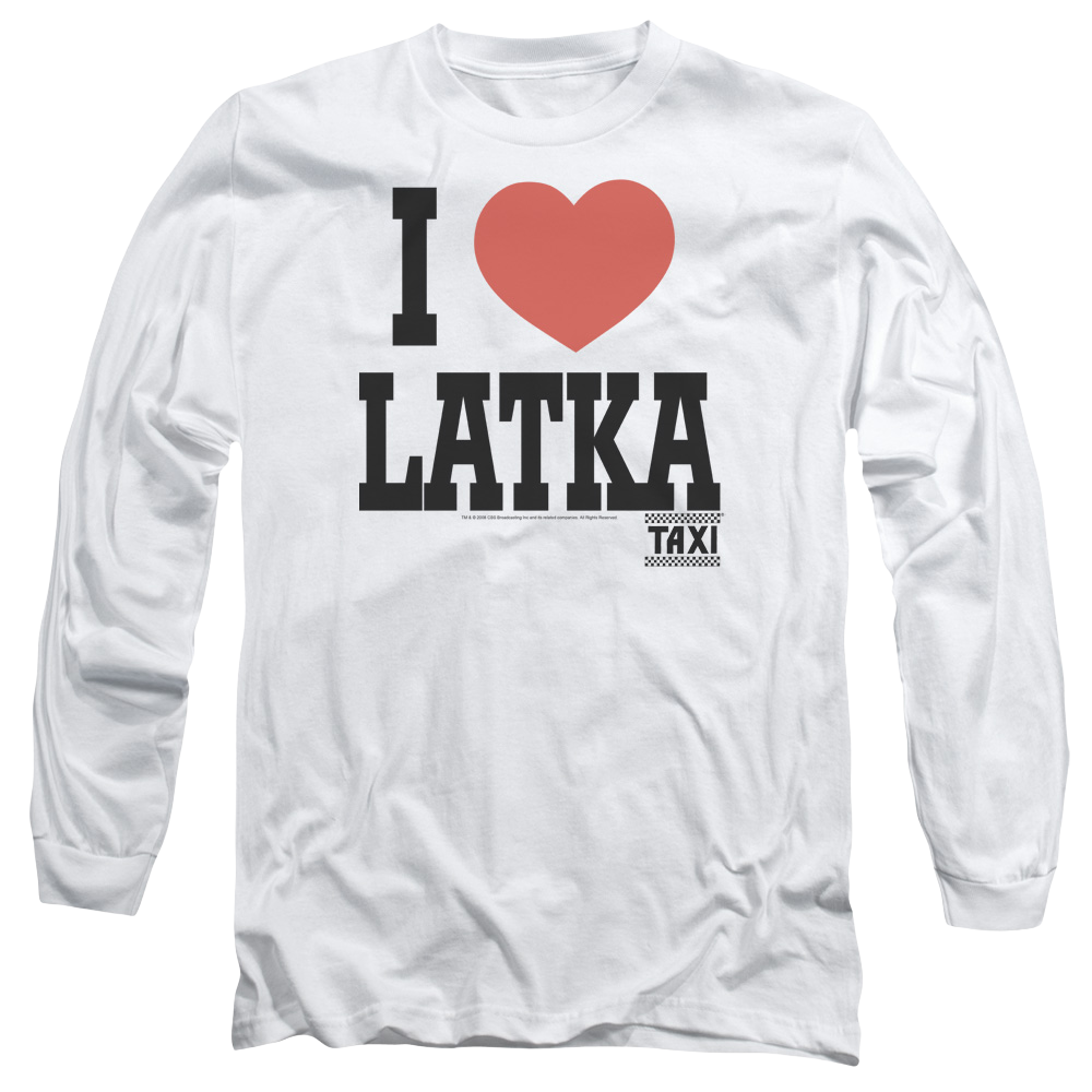 Taxi I Heart Latka - Men's Long Sleeve T-Shirt Men's Long Sleeve T-Shirt Taxi   