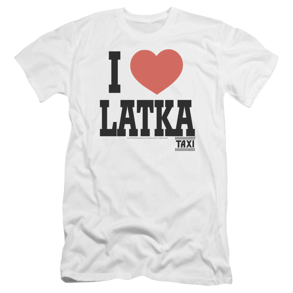 Taxi I Heart Latka - Men's Premium Slim Fit T-Shirt Men's Premium Slim Fit T-Shirt Taxi   