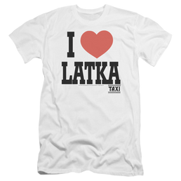 Taxi I Heart Latka - Men's Premium Slim Fit T-Shirt Men's Premium Slim Fit T-Shirt Taxi   