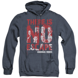 Criminal Minds No Escape - Heather Pullover Hoodie Heather Pullover Hoodie Criminal Minds   