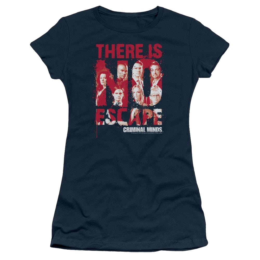 Criminal Minds No Escape - Juniors T-Shirt Juniors T-Shirt Criminal Minds   