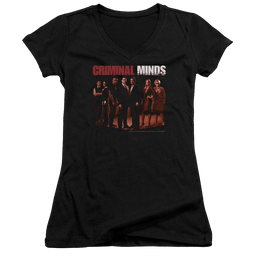 Criminal Minds The Crew - Juniors V-Neck T-Shirt Juniors V-Neck T-Shirt Criminal Minds   