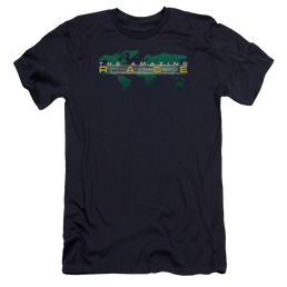 Amazing Race, The Around The World - Men's Premium Slim Fit T-Shirt Men's Premium Slim Fit T-Shirt The Amazing Race   