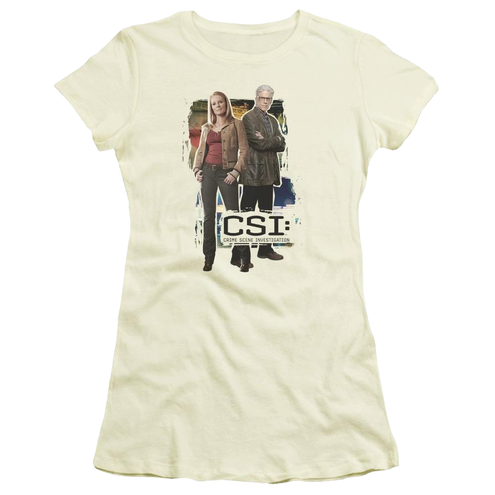 CSI Back To Back - Juniors T-Shirt Juniors T-Shirt CSI   