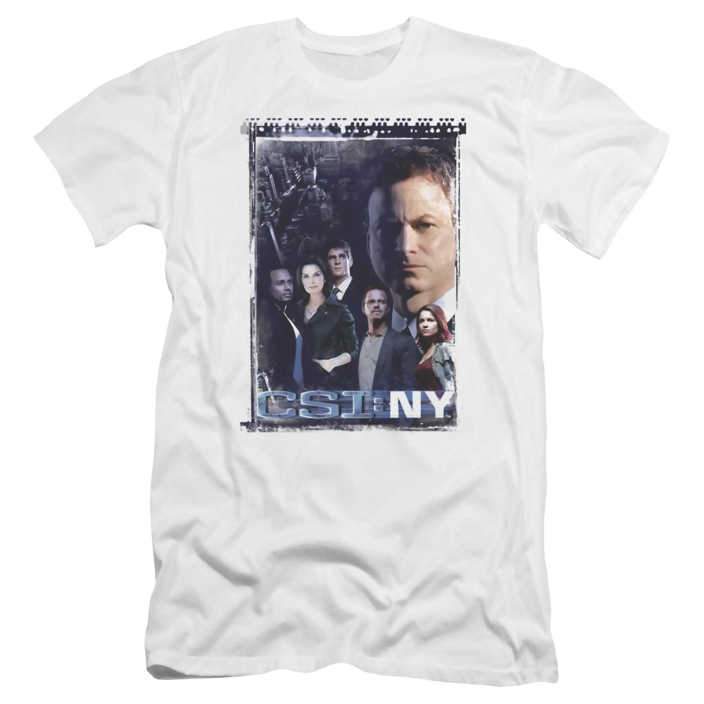 Csi Ny Watchful Eye Premium Adult Slim Fit T-Shirt Men's Premium Slim Fit T-Shirt CSI   