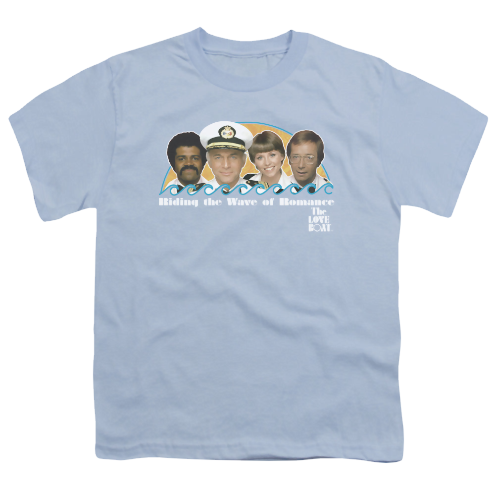 Love Boat, The Wave Of Romance - Youth T-Shirt Youth T-Shirt (Ages 8-12) The Love Boat   