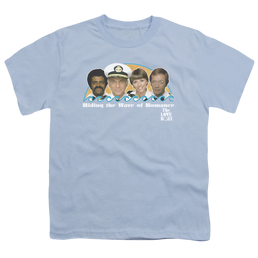 Love Boat, The Wave Of Romance - Youth T-Shirt Youth T-Shirt (Ages 8-12) The Love Boat   