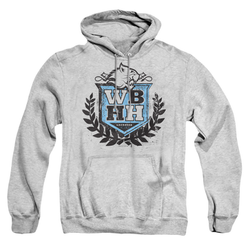 Athletic heather pullover hoodie with Beverly Hills 90210 90210 Wbhh graphic