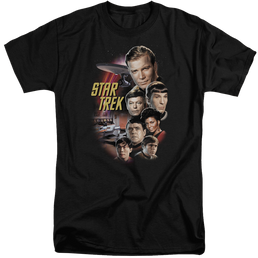 Star Trek The Classic Crew Men's Tall Fit T-Shirt Men's Tall Fit T-Shirt Star Trek   