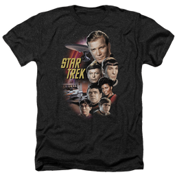 Star Trek The Classic Crew Men's Heather T-Shirt Men's Heather T-Shirt Star Trek   