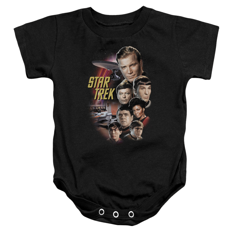 Star Trek The Classic Crew Baby Bodysuit Baby Bodysuit Star Trek   