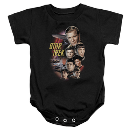Star Trek The Classic Crew Baby Bodysuit Baby Bodysuit Star Trek   