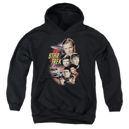 Star Trek The Original Series The Classic Crew - Youth Hoodie Youth Hoodie (Ages 8-12) Star Trek   