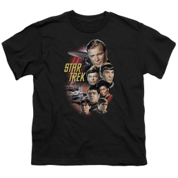 Star Trek The Original Series The Classic Crew - Youth T-Shirt Youth T-Shirt (Ages 8-12) Star Trek   