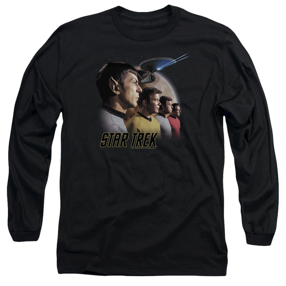 Star Trek Forward To Adventure Men's Long Sleeve T-Shirt Men's Long Sleeve T-Shirt Star Trek   