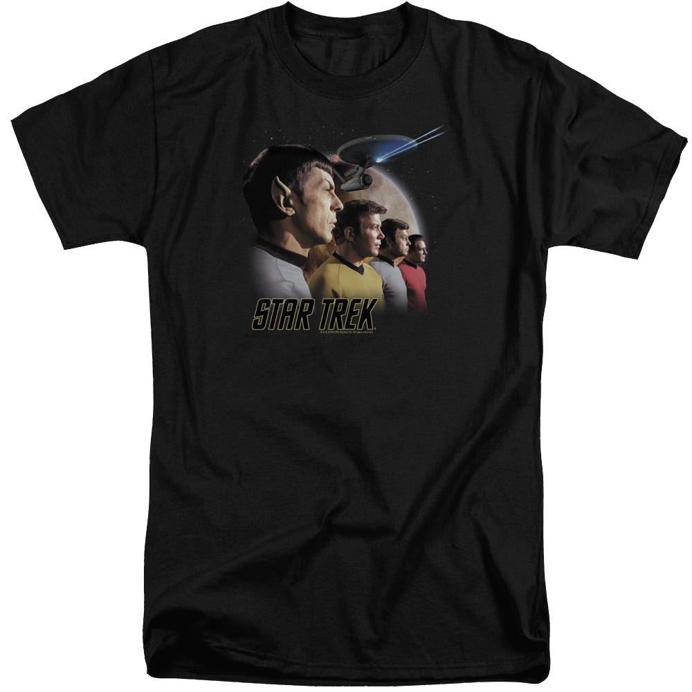 Star Trek Forward To Adventure Men's Tall Fit T-Shirt Men's Tall Fit T-Shirt Star Trek   