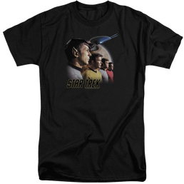 Star Trek Forward To Adventure Men's Tall Fit T-Shirt Men's Tall Fit T-Shirt Star Trek   
