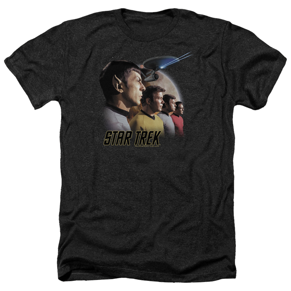 Star Trek Forward To Adventure Men's Heather T-Shirt Men's Heather T-Shirt Star Trek   