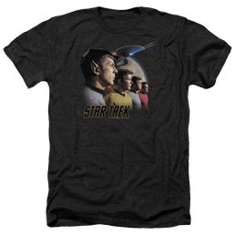 Star Trek Forward To Adventure Men's Heather T-Shirt Men's Heather T-Shirt Star Trek   