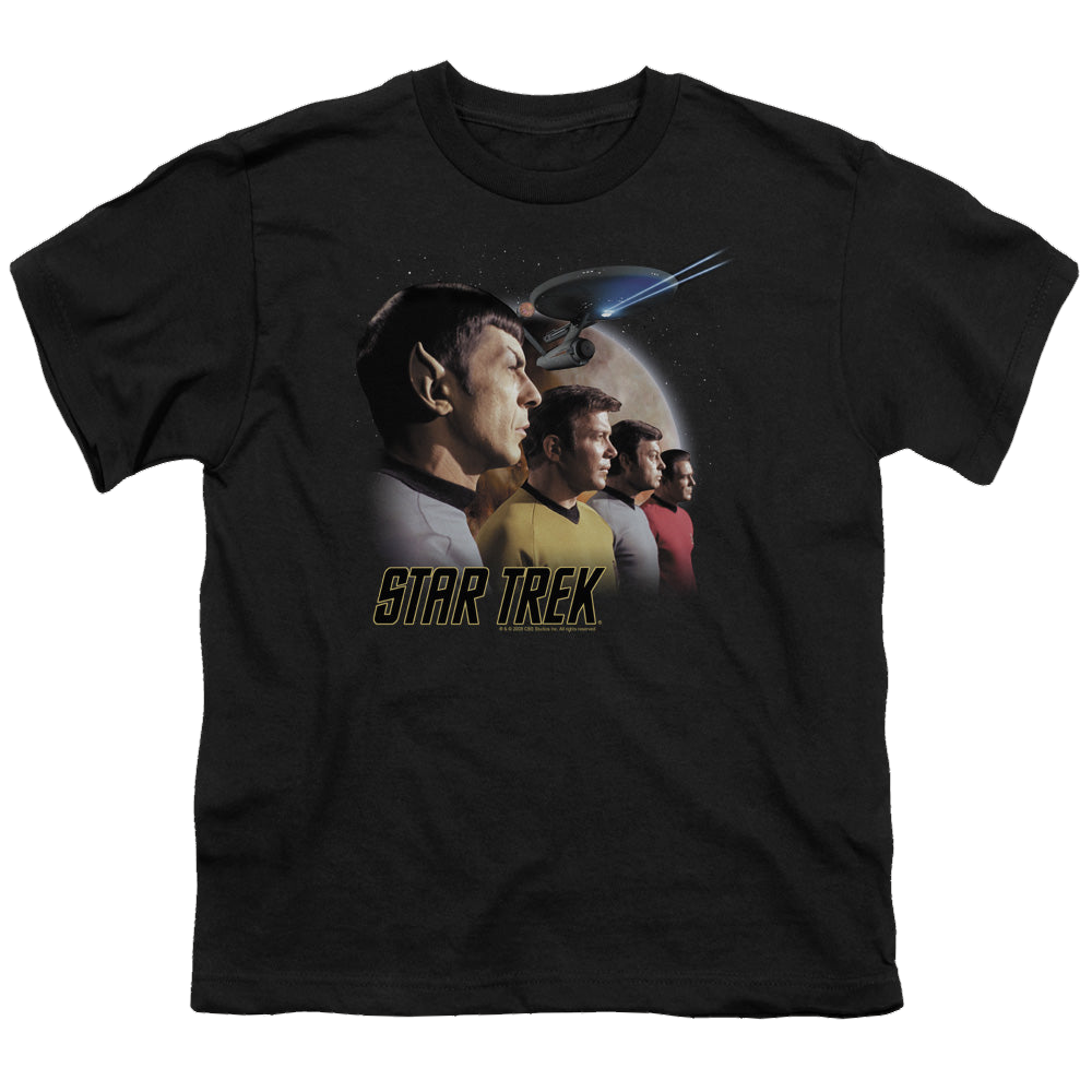 Star Trek The Original Series Forward To Adventure - Youth T-Shirt Youth T-Shirt (Ages 8-12) Star Trek   