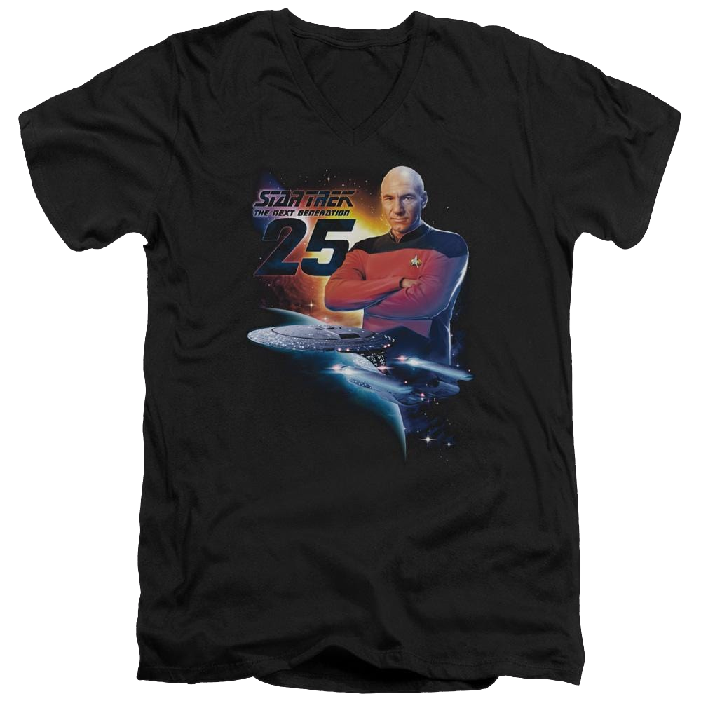 Star Trek Tng 25 Men's V-Neck T-Shirt Men's V-Neck T-Shirt Star Trek   