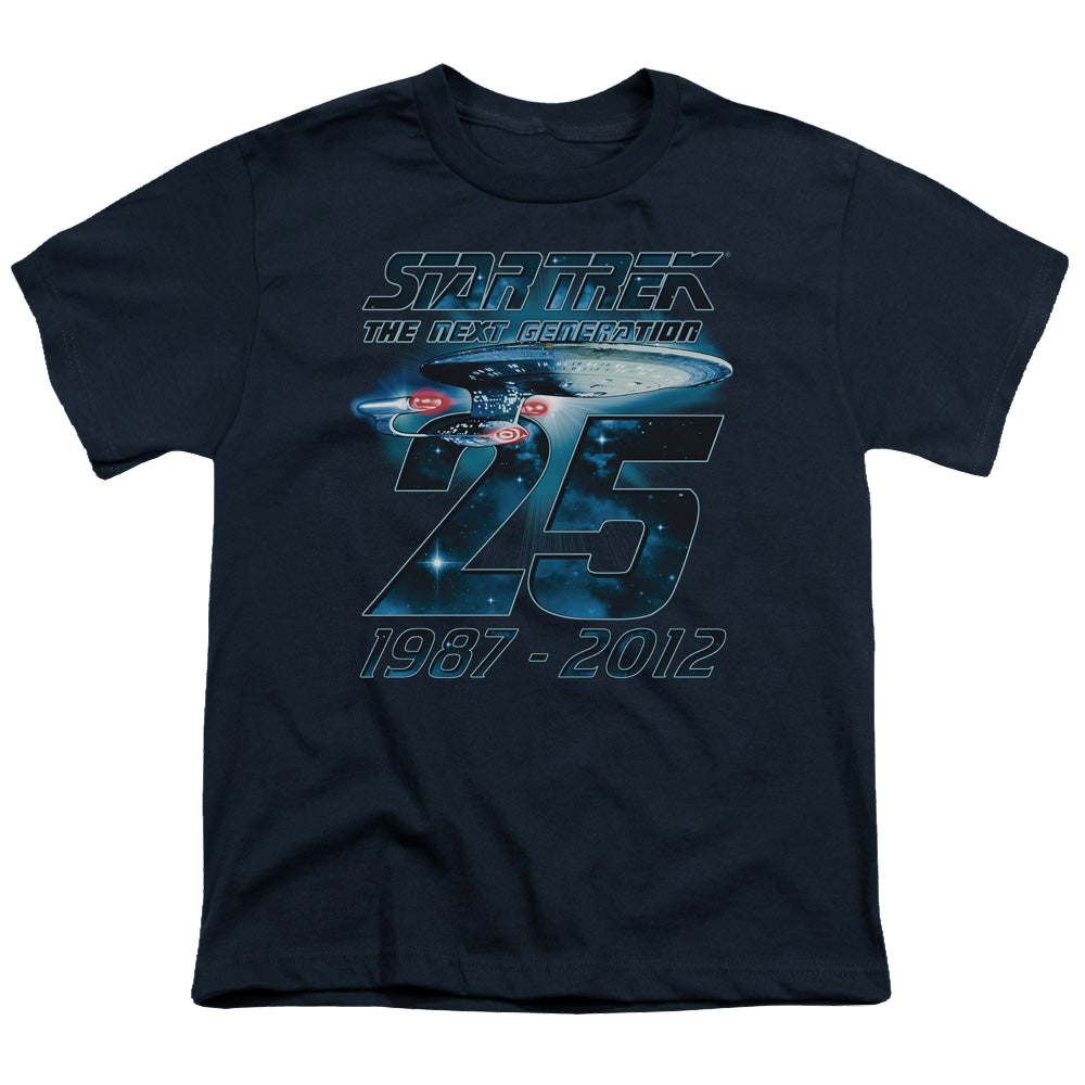 Star Trek The Next Generation Enterprise 25 - Youth T-Shirt Youth T-Shirt (Ages 8-12) Star Trek   