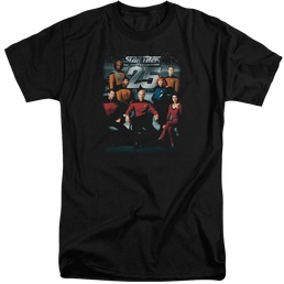 Star Trek 25th Anniversary Crew Men's Tall Fit T-Shirt Men's Tall Fit T-Shirt Star Trek   