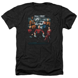 Star Trek 25th Anniversary Crew Men's Heather T-Shirt Men's Heather T-Shirt Star Trek   