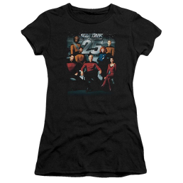 Star Trek 25th Anniversary Crew Juniors T-Shirt Juniors T-Shirt Star Trek   