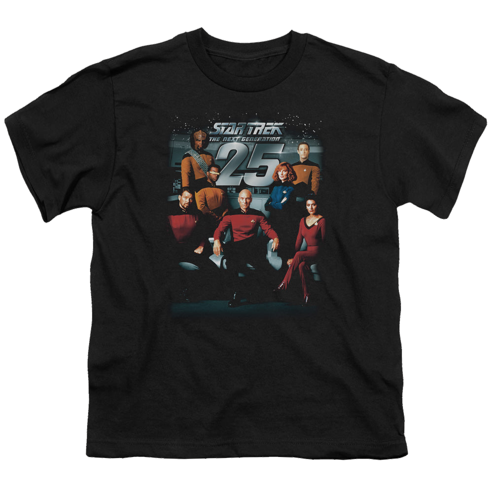 Star Trek The Next Generation 25Th Anniversary Crew - Youth T-Shirt Youth T-Shirt (Ages 8-12) Star Trek   