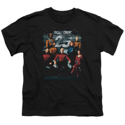 Star Trek The Next Generation 25Th Anniversary Crew - Youth T-Shirt Youth T-Shirt (Ages 8-12) Star Trek   