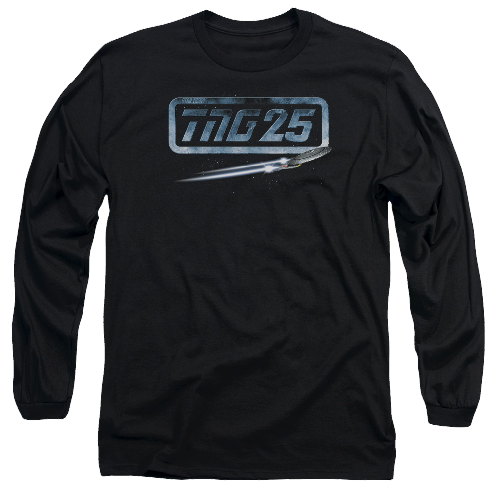 Star Trek The Next Generation Tng 25 Enterprise - Men's Long Sleeve T-Shirt Men's Long Sleeve T-Shirt Star Trek   