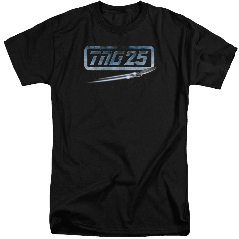 Star Trek The Next Generation Tng 25 Enterprise - Men's Tall Fit T-Shirt Men's Tall Fit T-Shirt Star Trek   