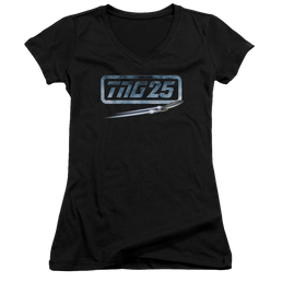 Star Trek The Next Generation Tng 25 Enterprise - Juniors V-Neck T-Shirt Juniors V-Neck T-Shirt Star Trek   