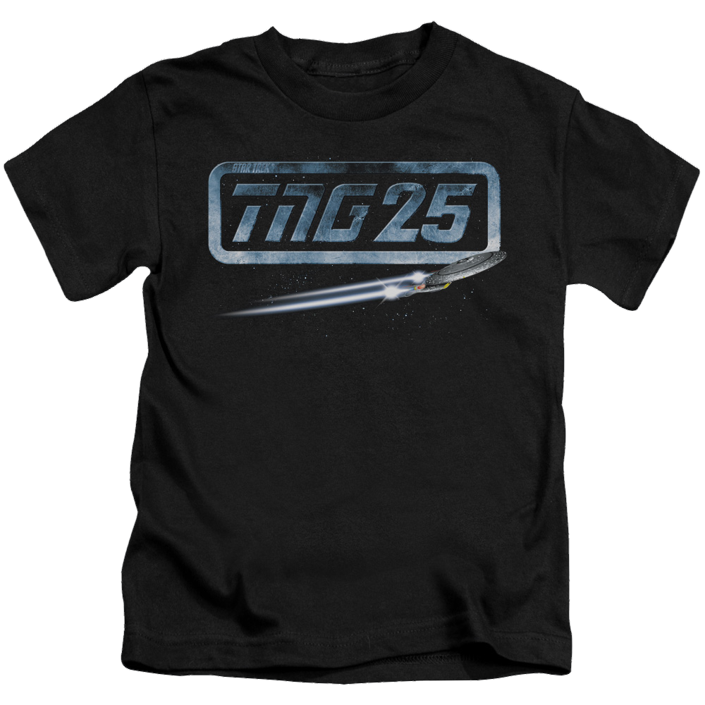 Star Trek The Next Generation Tng 25 Enterprise - Kid's T-Shirt Kid's T-Shirt (Ages 4-7) Star Trek   