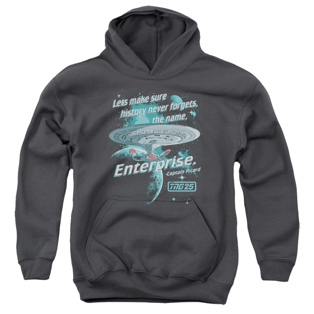 Star Trek The Next Generation Never Forget - Youth Hoodie Youth Hoodie (Ages 8-12) Star Trek   