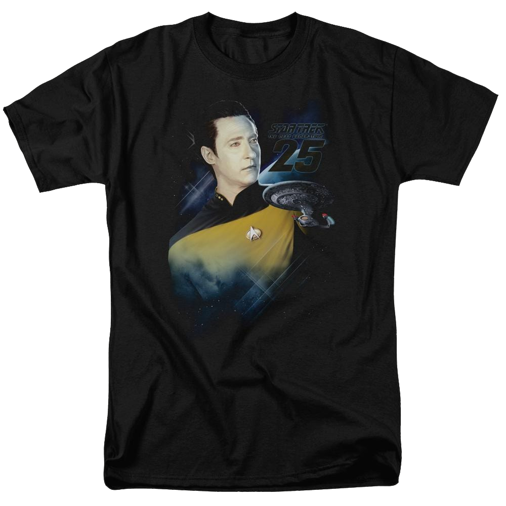 Star Trek Data 25th Men's Regular Fit T-Shirt Men's Regular Fit T-Shirt Star Trek   