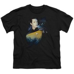 Star Trek The Next Generation Data 25Th - Youth T-Shirt Youth T-Shirt (Ages 8-12) Star Trek   