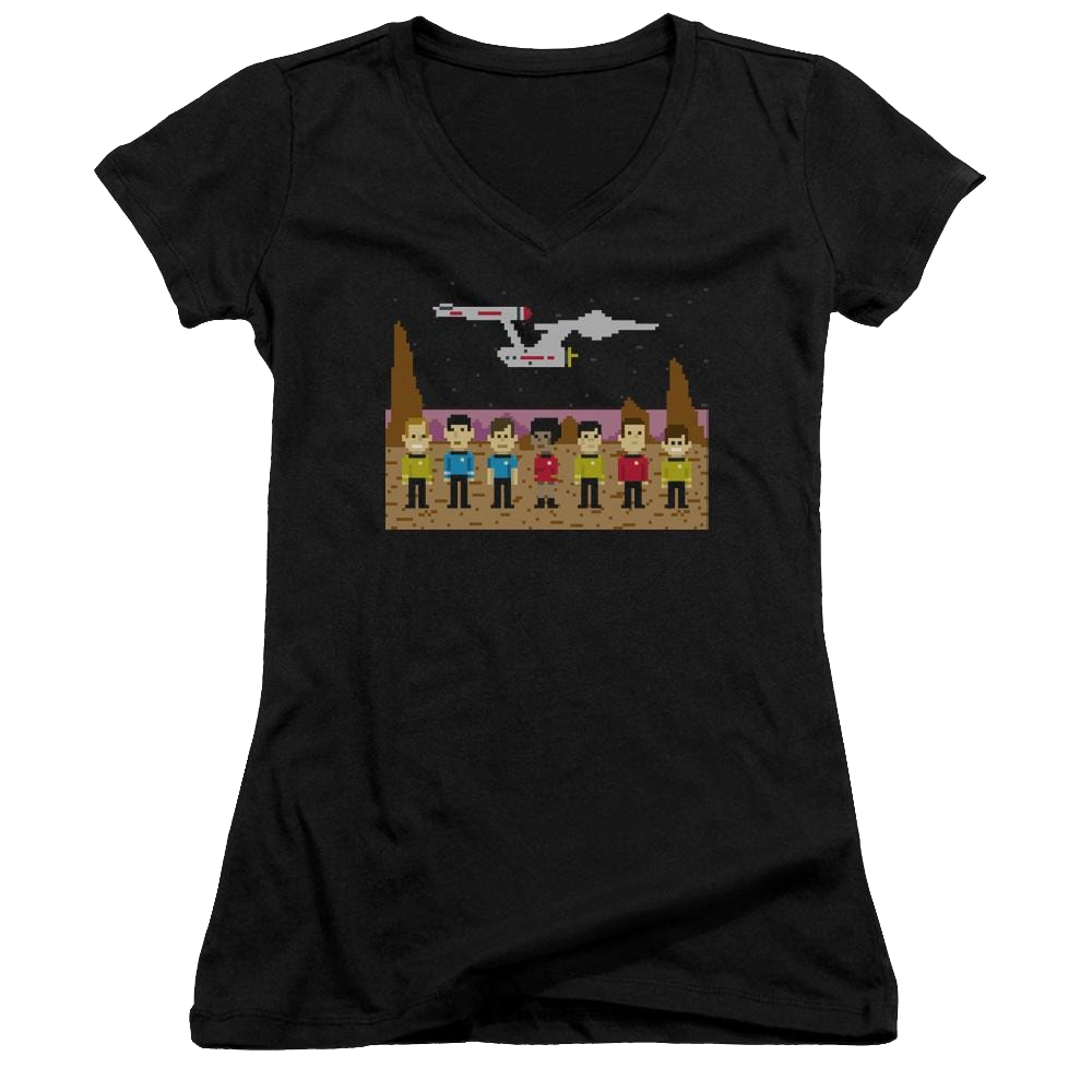 Star Trek Tos Trexel Crew Juniors V-Neck T-Shirt Juniors V-Neck T-Shirt Star Trek   