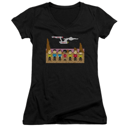 Star Trek Tos Trexel Crew Juniors V-Neck T-Shirt Juniors V-Neck T-Shirt Star Trek   