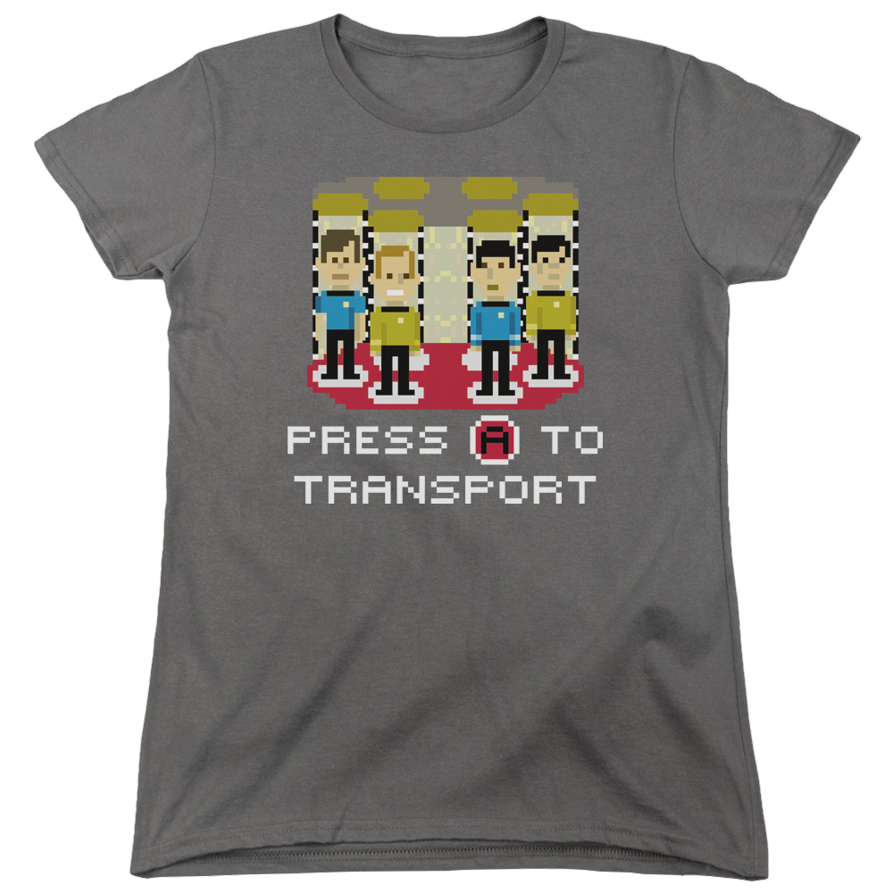 Star Trek Press A To Transport Women's T-Shirt Women's T-Shirt Star Trek   