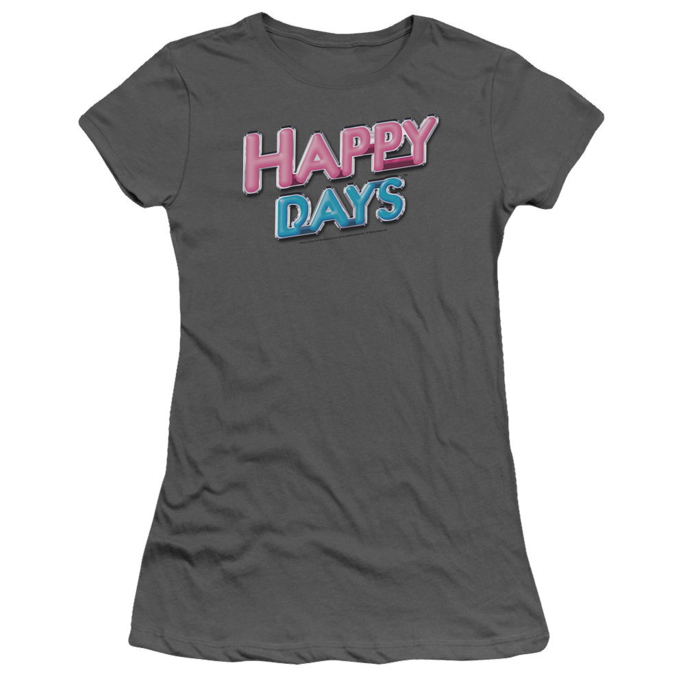 Happy Days Happy Days Logo Juniors T-Shirt Juniors T-Shirt Happy Days   