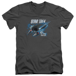 Star Trek The Final Frontier Men's V-Neck T-Shirt Men's V-Neck T-Shirt Star Trek   