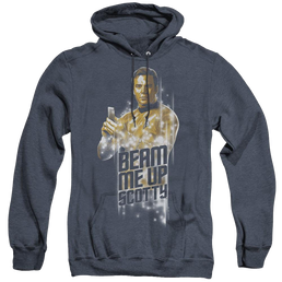 Star Trek The Original Series Beam Me Up - Heather Pullover Hoodie Heather Pullover Hoodie Star Trek   