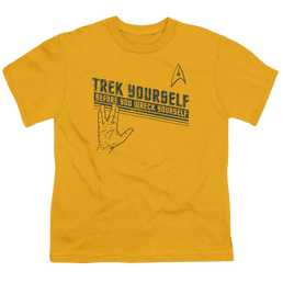 Star Trek The Original Series Trek Yourself - Youth T-Shirt Youth T-Shirt (Ages 8-12) Star Trek   