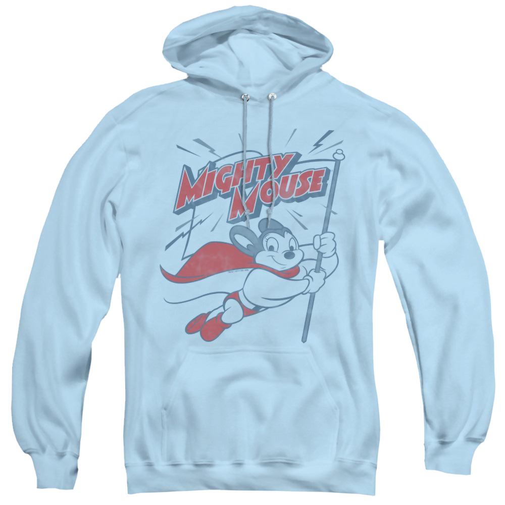 Mighty Mouse Mighty Flag - Pullover Hoodie Pullover Hoodie Mighty Mouse   