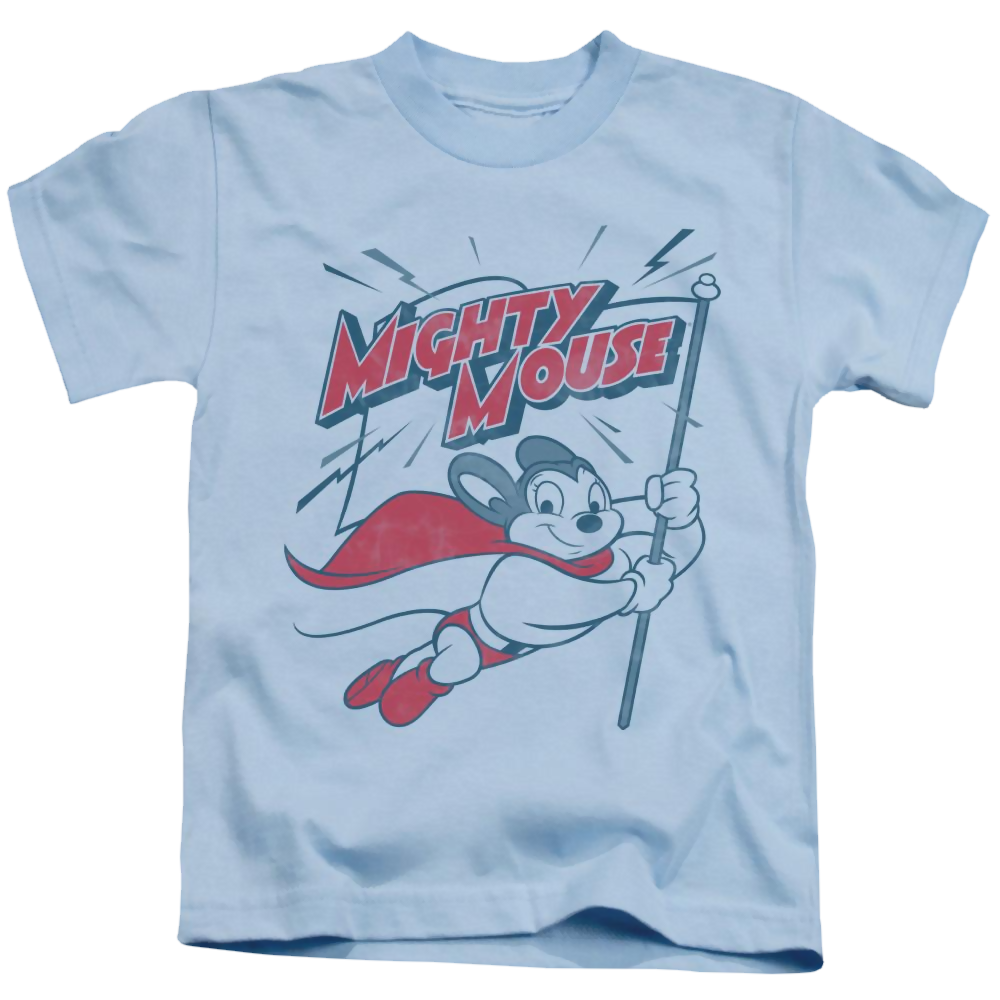 Mighty Mouse Mighty Flag Kid's T-Shirt (Ages 4-7) Kid's T-Shirt (Ages 4-7) Mighty Mouse   