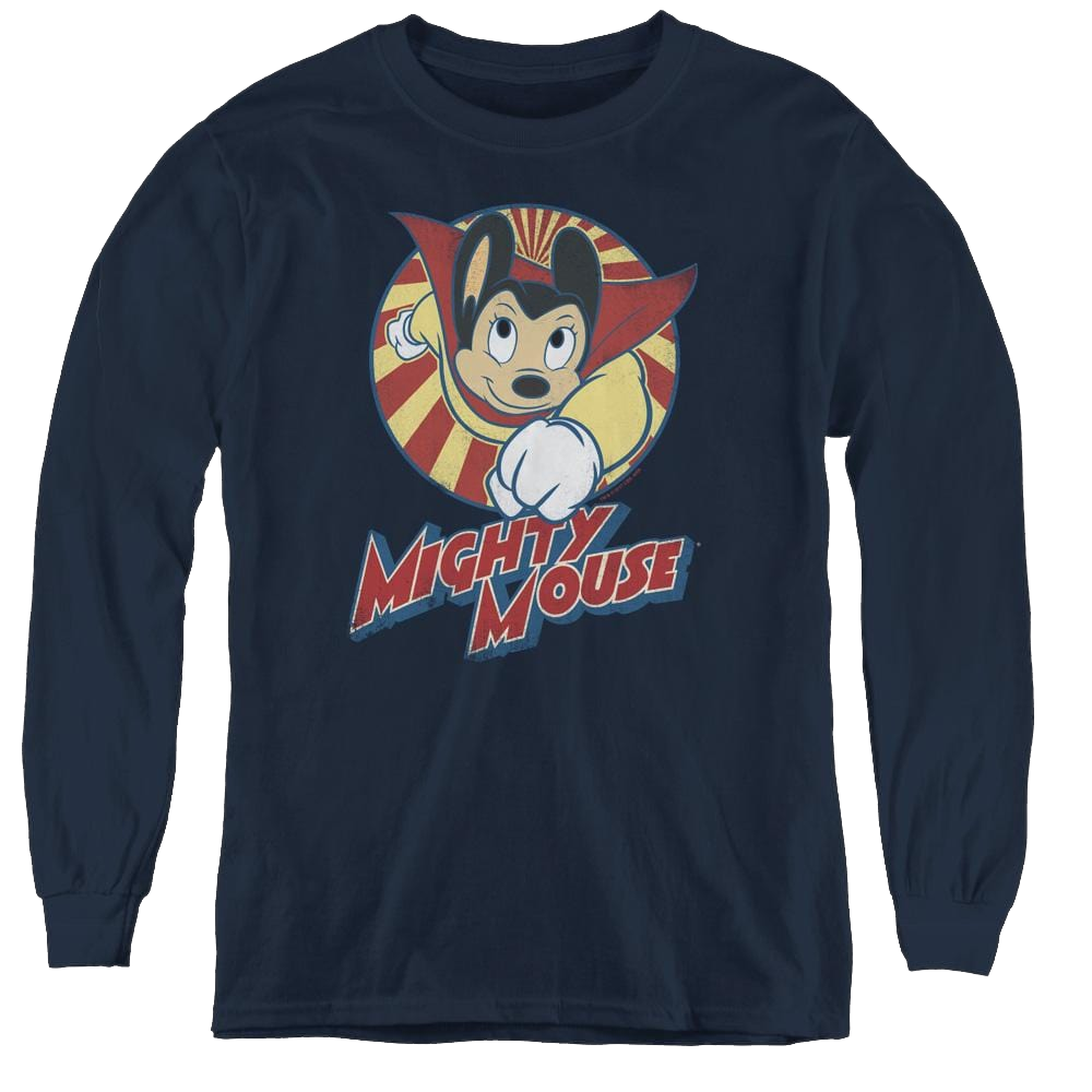 Mighty Mouse The One The Only - Youth Long Sleeve T-Shirt Youth Long Sleeve T-Shirt Mighty Mouse   